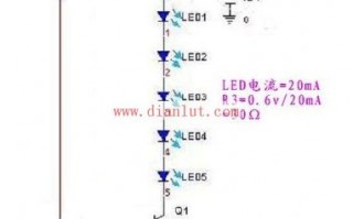 led灯输出2.8欧,led灯输出电压是多少 