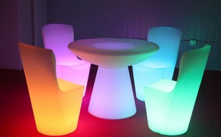 桌子灯光-led发光桌椅内灯