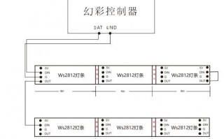 led全彩条形灯,全彩led灯条三根线电路图 