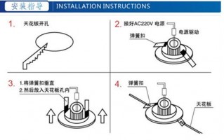 led孔灯怎么安装