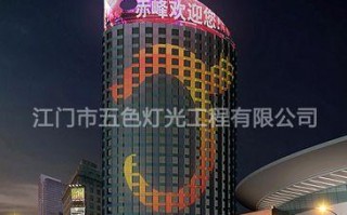 建筑外墙led灯广告（建筑外墙led灯广告牌图片）