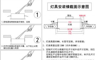 led长条灯安装方法