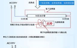 老灯管改led怎么接线 老式灯管改造led灯