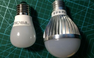 led灯跟灯泡对比图-led灯跟灯泡对比
