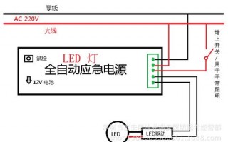 led灯的电源接线