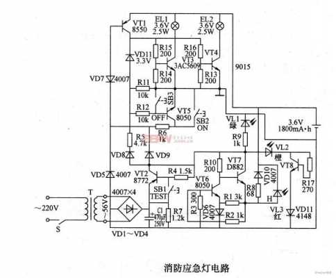 消防应急灯里面的逆变原理 消防应急led灯逆变器-第1张图片-DAWOOD LED频闪灯