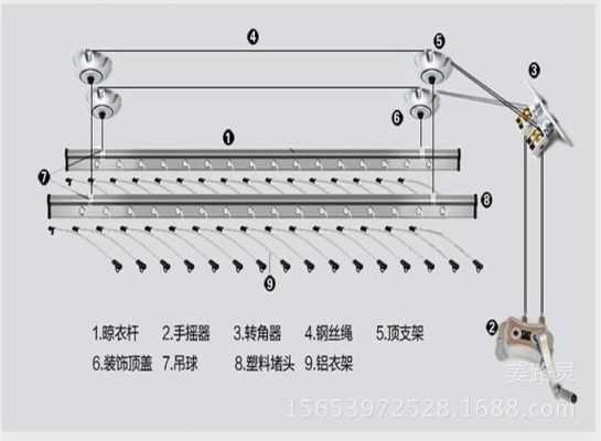 晾衣架钢丝需要多少米,晾衣架钢丝需要多少米长的 -第1张图片-DAWOOD LED频闪灯