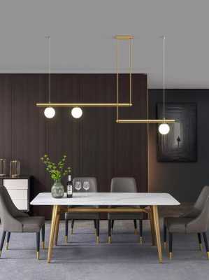 长餐桌和长吊灯的比例-第1张图片-DAWOOD LED频闪灯