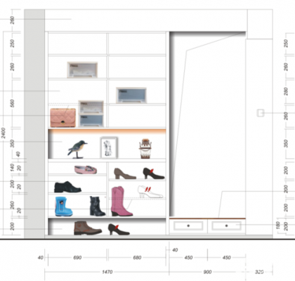  鞋柜总高度多少合适「鞋柜高度尺寸多少为宜」-第3张图片-DAWOOD LED频闪灯