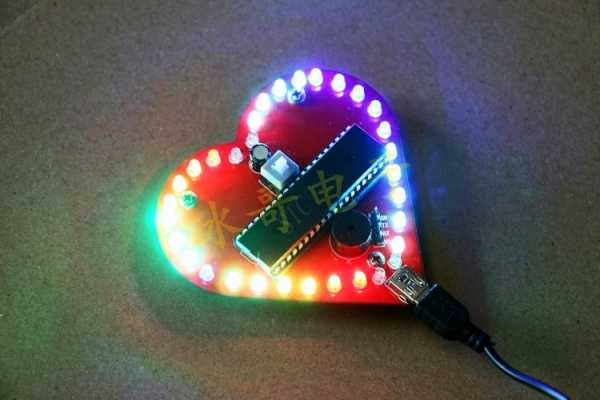 心型led灯板,led心形灯的制作方法 -第1张图片-DAWOOD LED频闪灯