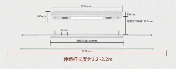 2根晾衣杆距离是多少-第2张图片-DAWOOD LED频闪灯