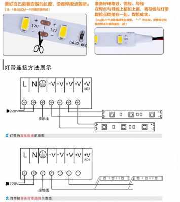 双色led灯带怎么接线 led灯带双线连接-第2张图片-DAWOOD LED频闪灯