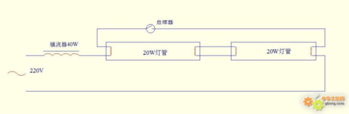  LED灯双管带罩「双管led灯管一起接的接线图」-第2张图片-DAWOOD LED频闪灯