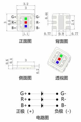 六脚led灯珠工作原理 六脚led灯-第2张图片-DAWOOD LED频闪灯