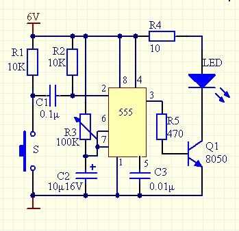设计led灯闪烁电路,设计led灯闪烁电路原理 -第2张图片-DAWOOD LED频闪灯