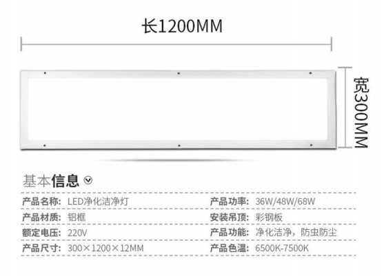 led平板灯流明参数,led平板灯1200x300 -第2张图片-DAWOOD LED频闪灯