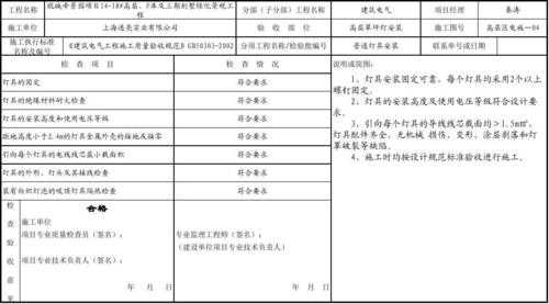 庭院灯安装隐蔽验收记录-第2张图片-DAWOOD LED频闪灯