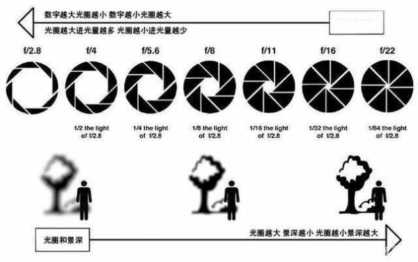 镜头光圈大小的区别-镜头光圈的差别-第1张图片-DAWOOD LED频闪灯