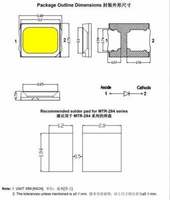  led灯珠底座尺寸「led灯珠底座尺寸是多少」-第2张图片-DAWOOD LED频闪灯