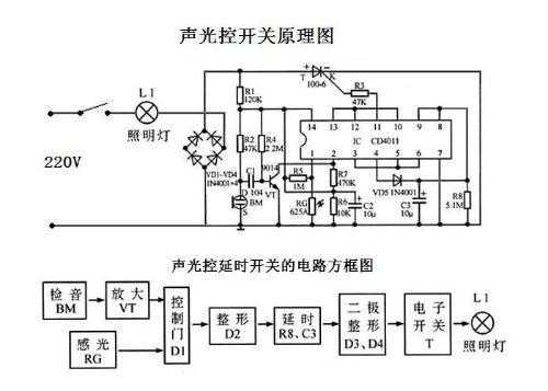 声控灯输出多少伏-第3张图片-DAWOOD LED频闪灯