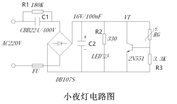 led灯小夜灯电人,led小夜灯的工作原理 -第2张图片-DAWOOD LED频闪灯