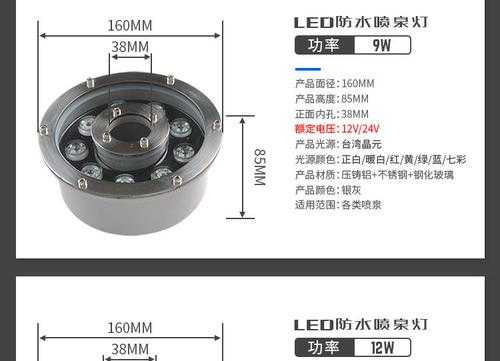 广东led喷泉灯定制_喷泉灯接线怎么防水视频-第1张图片-DAWOOD LED频闪灯