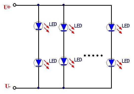 led灯并联和串联的区别 led灯并联与串联-第1张图片-DAWOOD LED频闪灯