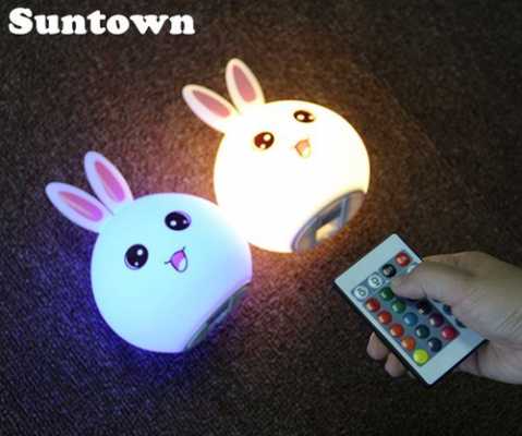 led发光兔子夜灯,兔子灯多少钱 -第1张图片-DAWOOD LED频闪灯