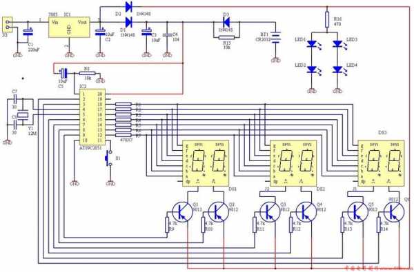 led时钟灯设置方法,led时钟电路图 -第1张图片-DAWOOD LED频闪灯