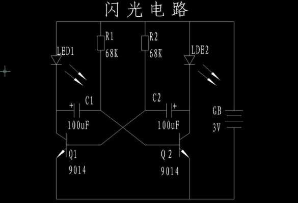 单个led闪烁灯原理图解-单个led闪烁灯原理-第2张图片-DAWOOD LED频闪灯