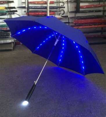 led灯透明伞拍照（带led灯的雨伞）-第1张图片-DAWOOD LED频闪灯