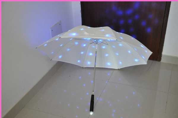 led灯透明伞拍照（带led灯的雨伞）-第2张图片-DAWOOD LED频闪灯