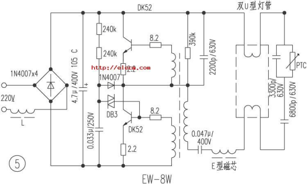 led节能灯镇流器（节能灯镇流器电路工作原理）-第2张图片-DAWOOD LED频闪灯