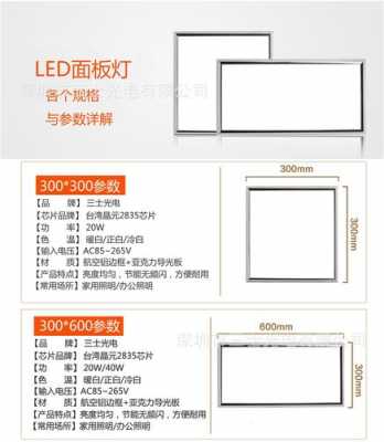 led面板灯尺寸 led面灯板规格-第2张图片-DAWOOD LED频闪灯