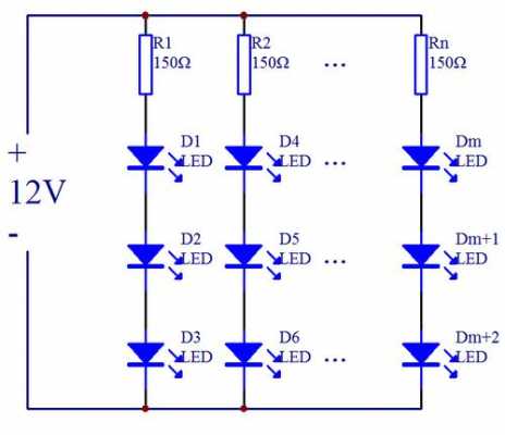 led灯珠电路学习_led灯珠线路图-第2张图片-DAWOOD LED频闪灯