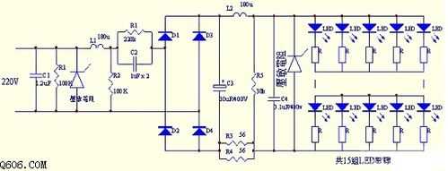 led跑灯驱动电路,led灯 驱动电路 -第1张图片-DAWOOD LED频闪灯