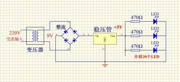 led灯线路怎么画-第2张图片-DAWOOD LED频闪灯