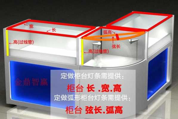 珠宝柜台led柜台灯条安装视频 led珠宝柜灯带-第1张图片-DAWOOD LED频闪灯