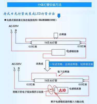 改装led灯管接线图-第3张图片-DAWOOD LED频闪灯