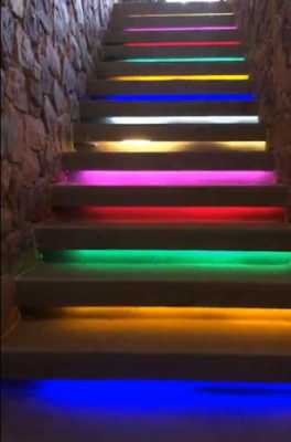 楼梯彩光灯 楼梯led彩色线条灯-第2张图片-DAWOOD LED频闪灯