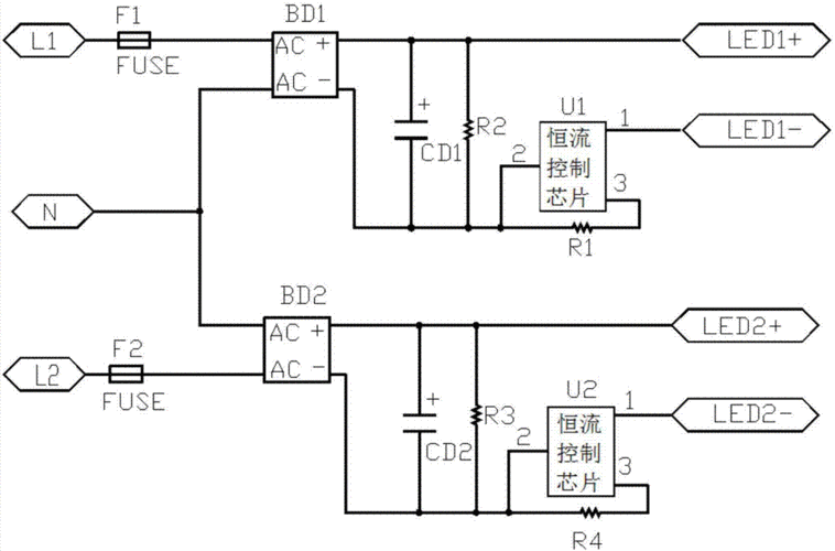 led三段调光控制器电路图-led灯3段调光-第1张图片-DAWOOD LED频闪灯