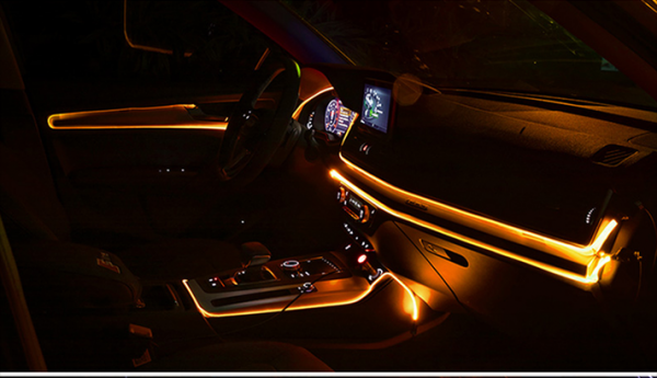 汽车中控下面的灯叫什么 中控台下方led灯-第1张图片-DAWOOD LED频闪灯