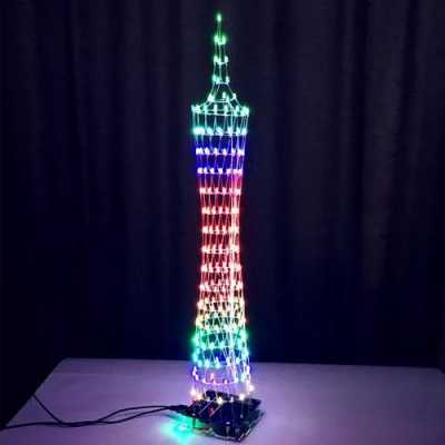 广州塔led灯制作-第3张图片-DAWOOD LED频闪灯