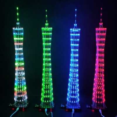 广州塔led灯制作-第2张图片-DAWOOD LED频闪灯